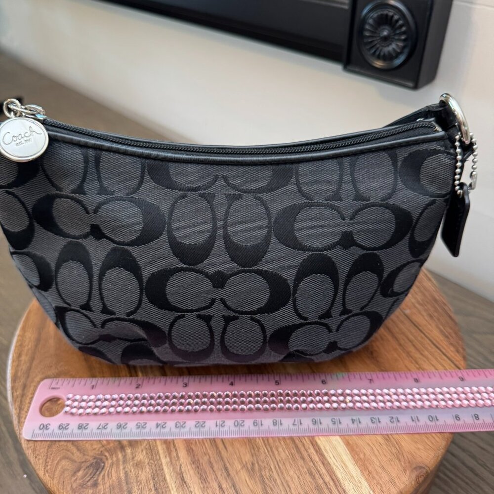 Coach Signature C Demi Mini Shoulder Bag – Black Y2K Style - Picture 5 of 12